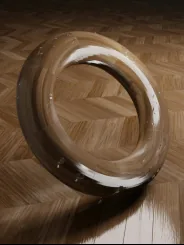 Деталь деревянного пола